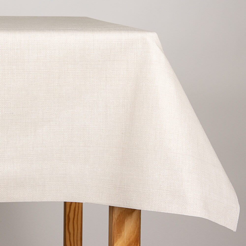 Toalha Mesa Resinada Rústica Branca - Ribes y Casals
