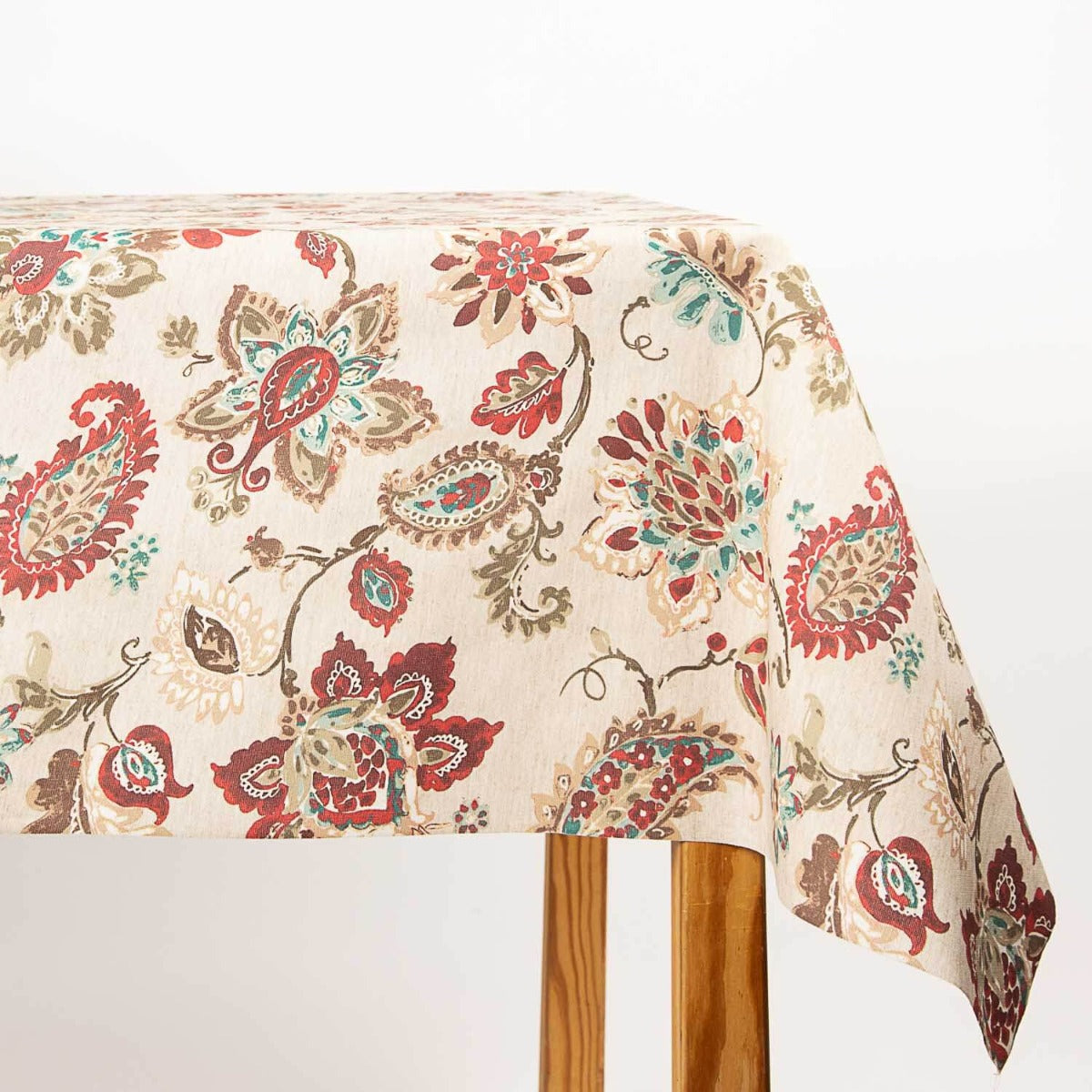 Mantel Resinado Antimanchas Linum Beige - Ribes y Casals