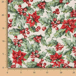 Toalha de Mesa Confeccionada de Natal Grinalda 270cm x 150cm - Ribes y Casals