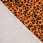 Terciopelo Lycra Leopardo Naranja - Ribes y Casals