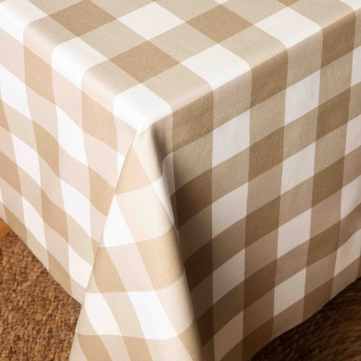 Panamá Hogar Estampado Cuadro Maxi Beige - Ribes y Casals