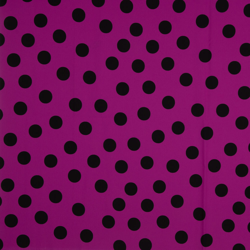 Crepe Bolinhas 33mm Orquídea - Ribes y Casals