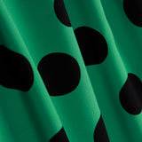 Crepe Bolinhas 33mm Verde Jade - Ribes y Casals