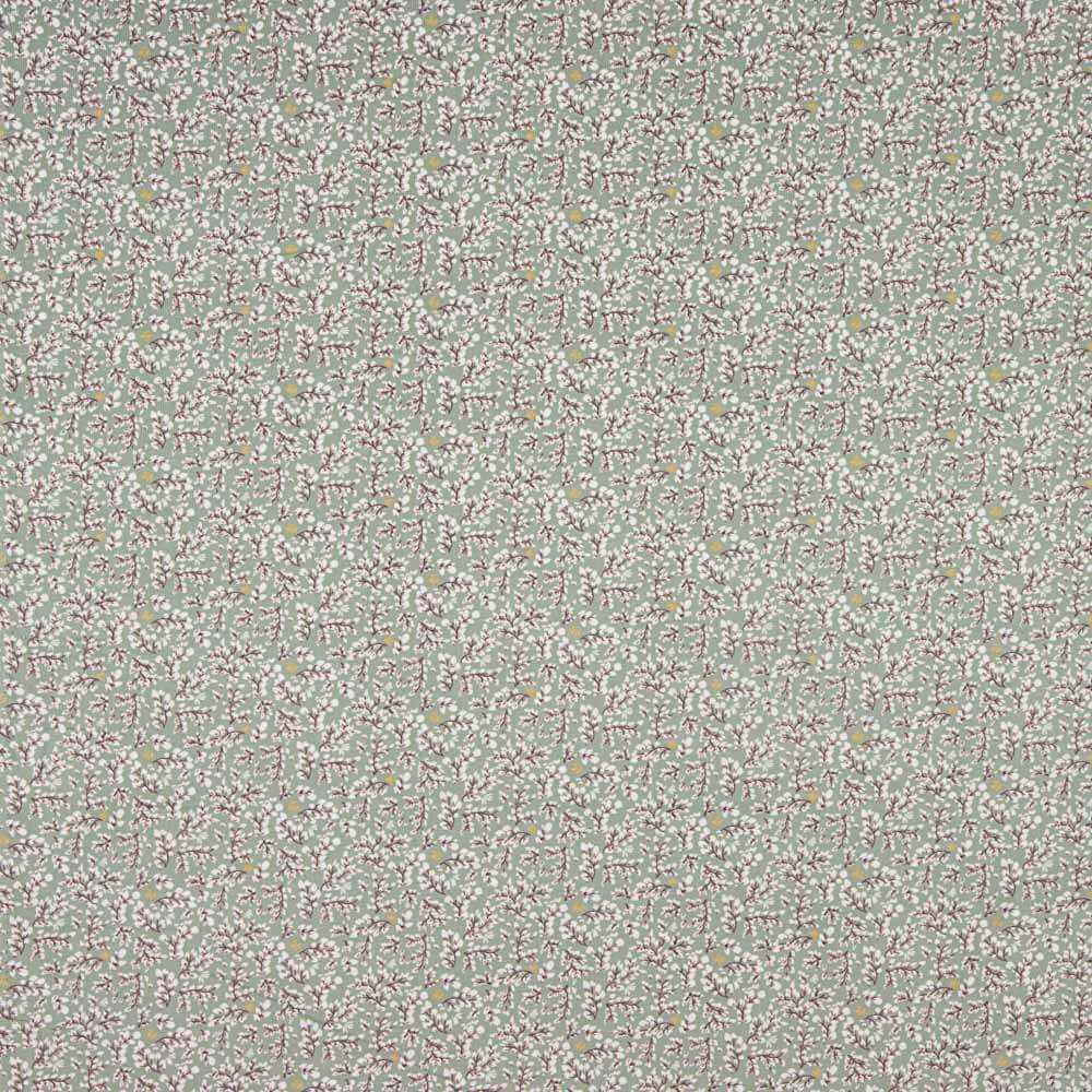 Micro Veludo Estampado Flores Água - Ribes y Casals