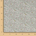 Micro Veludo Estampado Flores Água - Ribes y Casals