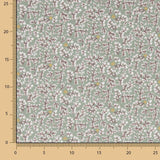 Micro Veludo Estampado Flores Água - Ribes y Casals