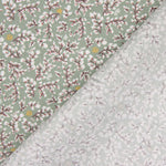 Micro Veludo Estampado Flores Água - Ribes y Casals