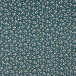 Micro Veludo Estampado Flores Verdes - Ribes y Casals
