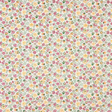 Micro Veludo Flores Branco - Ribes y Casals