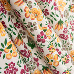 Micro Veludo Flores Branco - Ribes y Casals