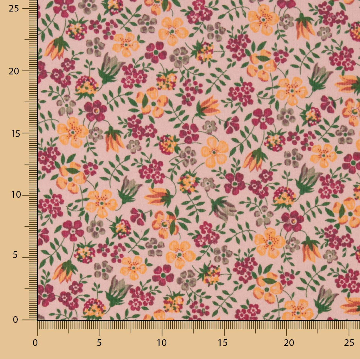 Micro Veludo Flores Rosa Maquilhagem - Ribes y Casals