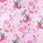 Tela Raso Mikado Ramajes Azul - Ribes y Casals