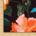 Mikado Poliéster Estampada Preto - Ribes y Casals