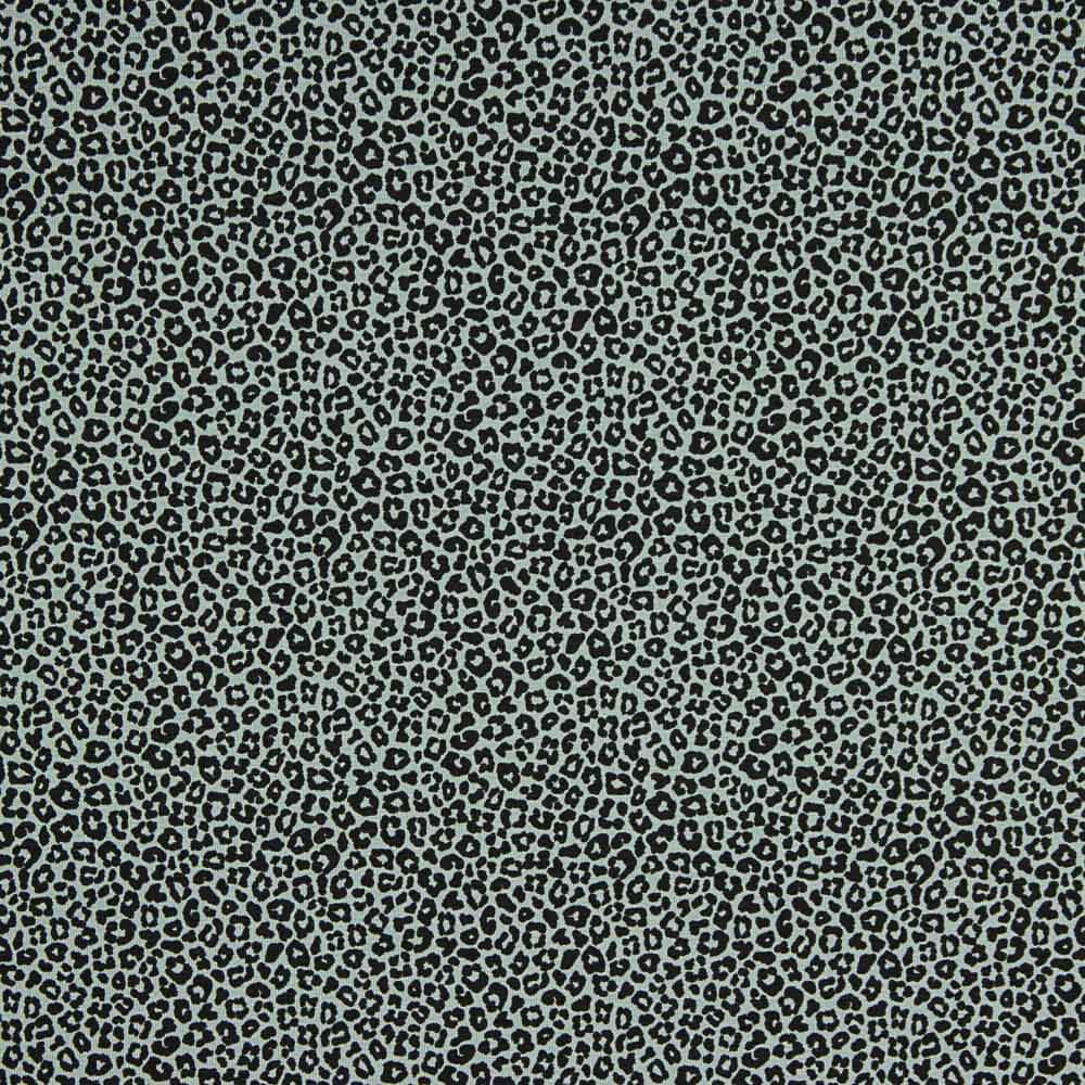 Malha de Algodão Lycra Leopardo Verde Sálvia - Ribes y Casals