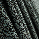 Malha de Algodão Lycra Leopardo Verde Sálvia - Ribes y Casals