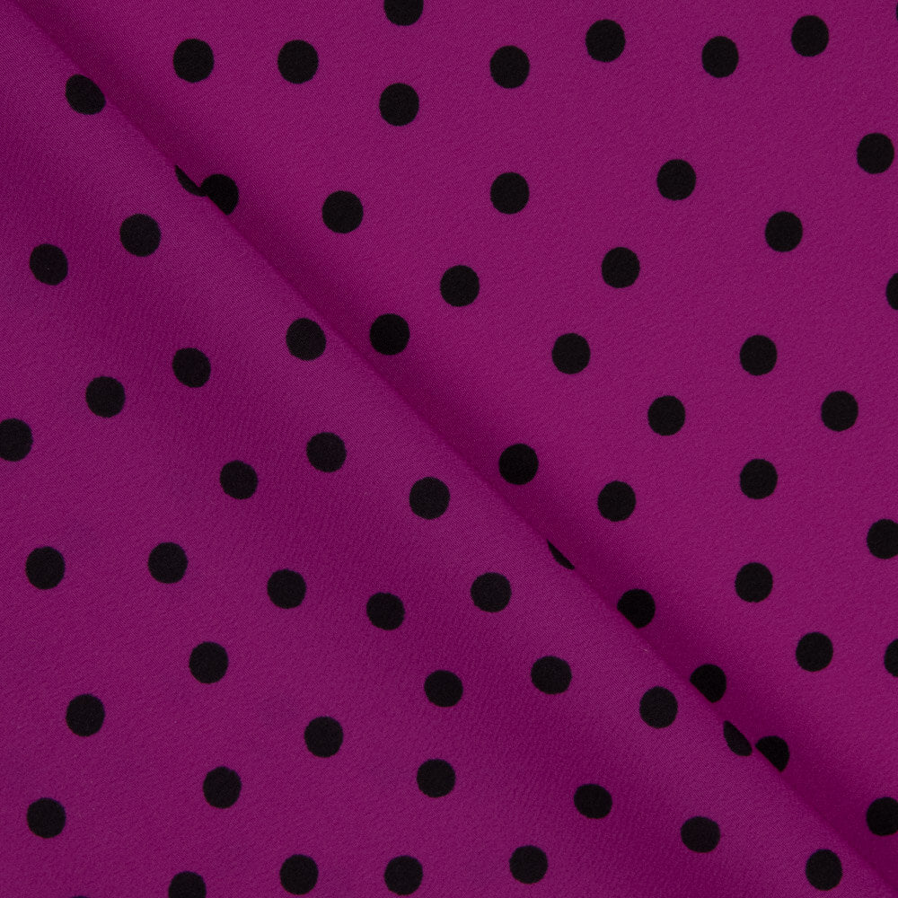 Crepe Bolinhas 7mm Orquídea - Ribes y Casals