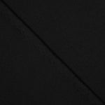 Piqué Poliéster Fino Preto - Ribes y Casals