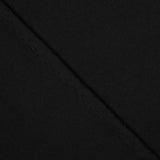Piqué Poliéster Fino Preto - Ribes y Casals
