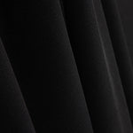 Piqué Poliéster Fino Preto - Ribes y Casals