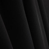 Piqué Poliéster Fino Preto - Ribes y Casals