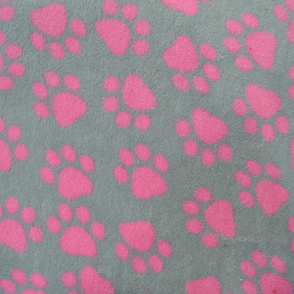 Minky Pegadas Rosas - Ribes y Casals
