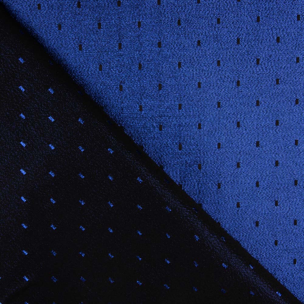 Brocado Plumeti Azul Tinta - Ribes y Casals