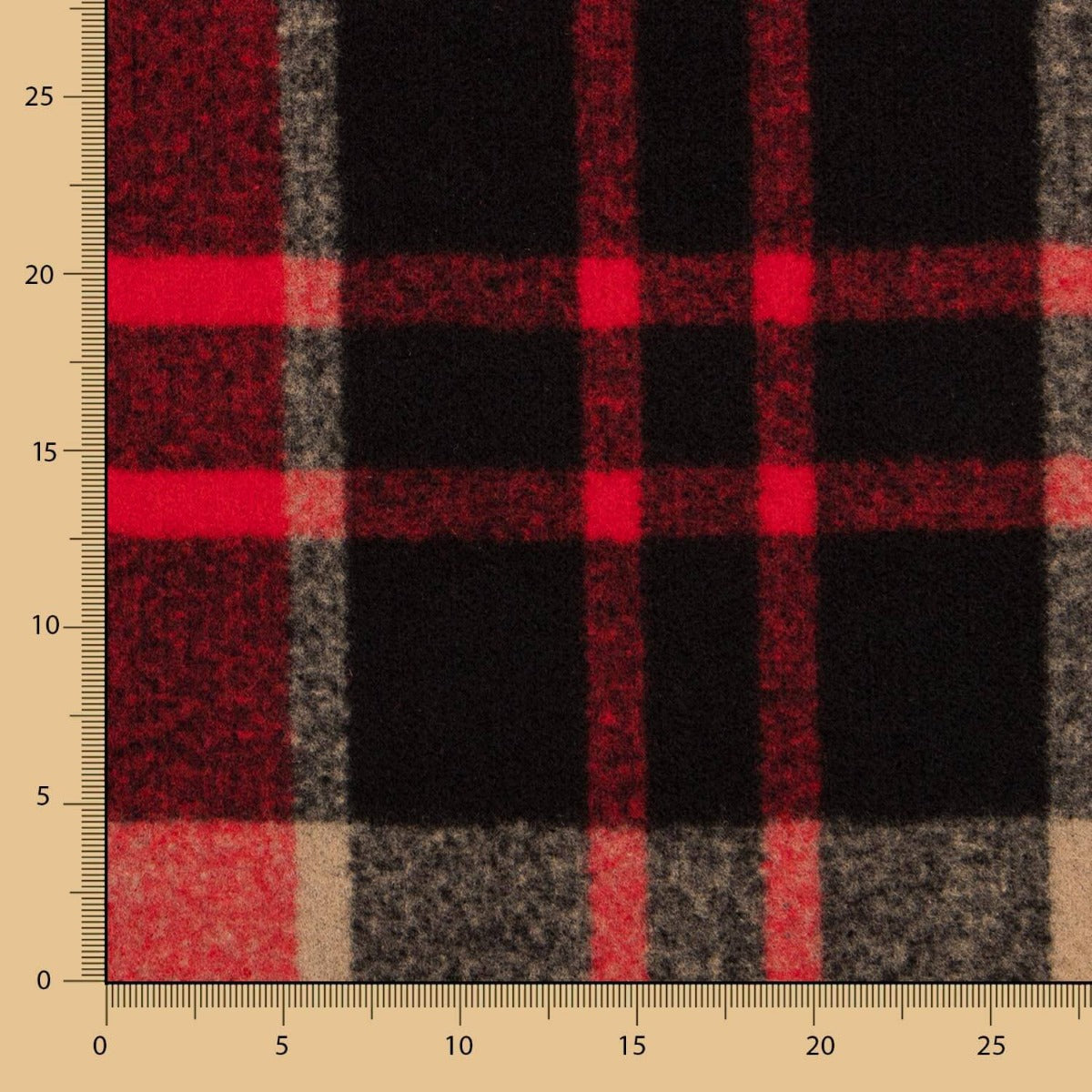 Mouflón Poliéster Cuadro Camel - Ribes y Casals
