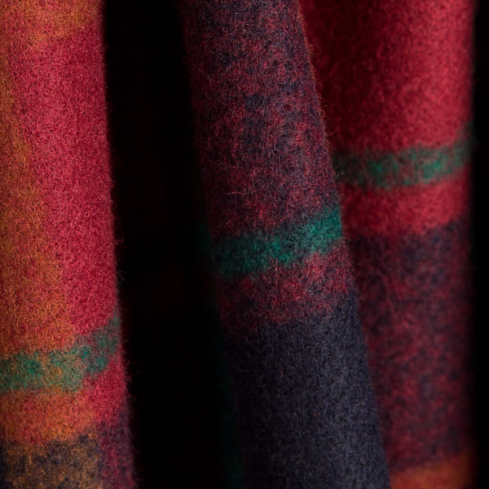 Mouflón Poliéster Cuadro Rojo - Ribes y Casals