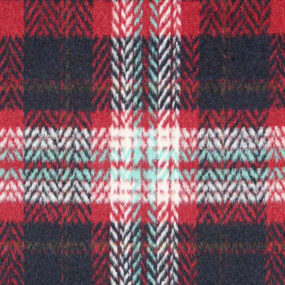 Mouflon Xadrez Encarnado e Dourado - Ribes y Casals