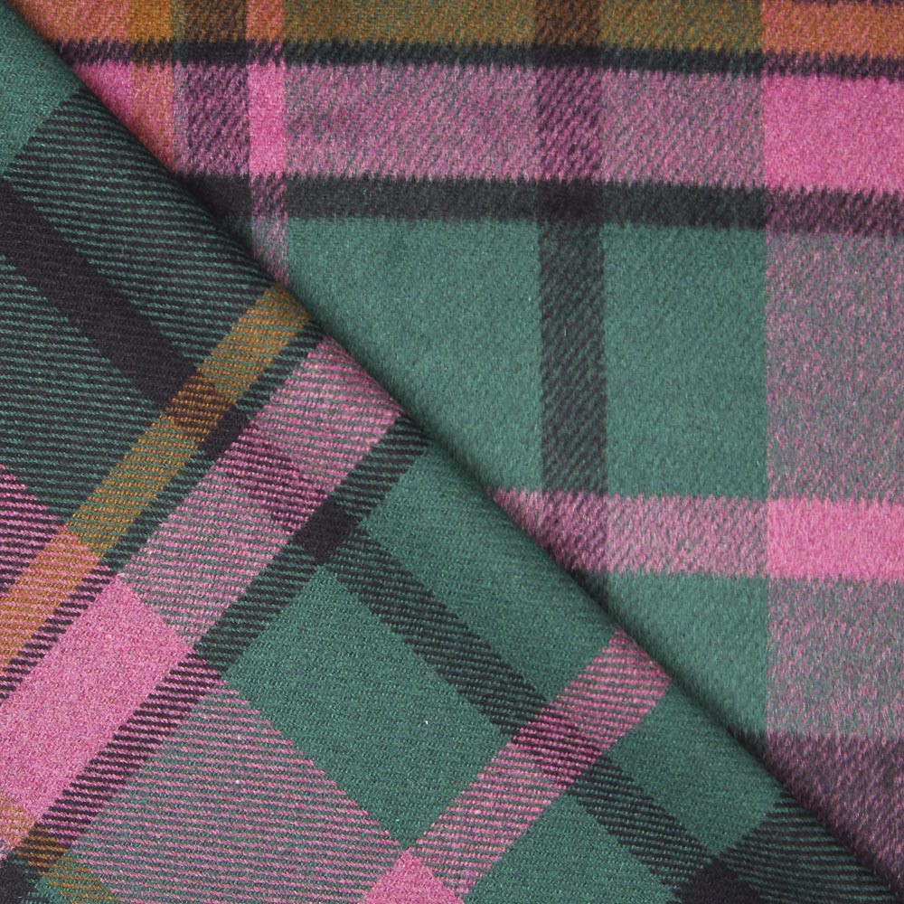 Mouflon Xadrez Verde e Rosa - Ribes y Casals