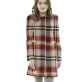 Mouflon Xadrez Laranja e Encarnado - Ribes y Casals