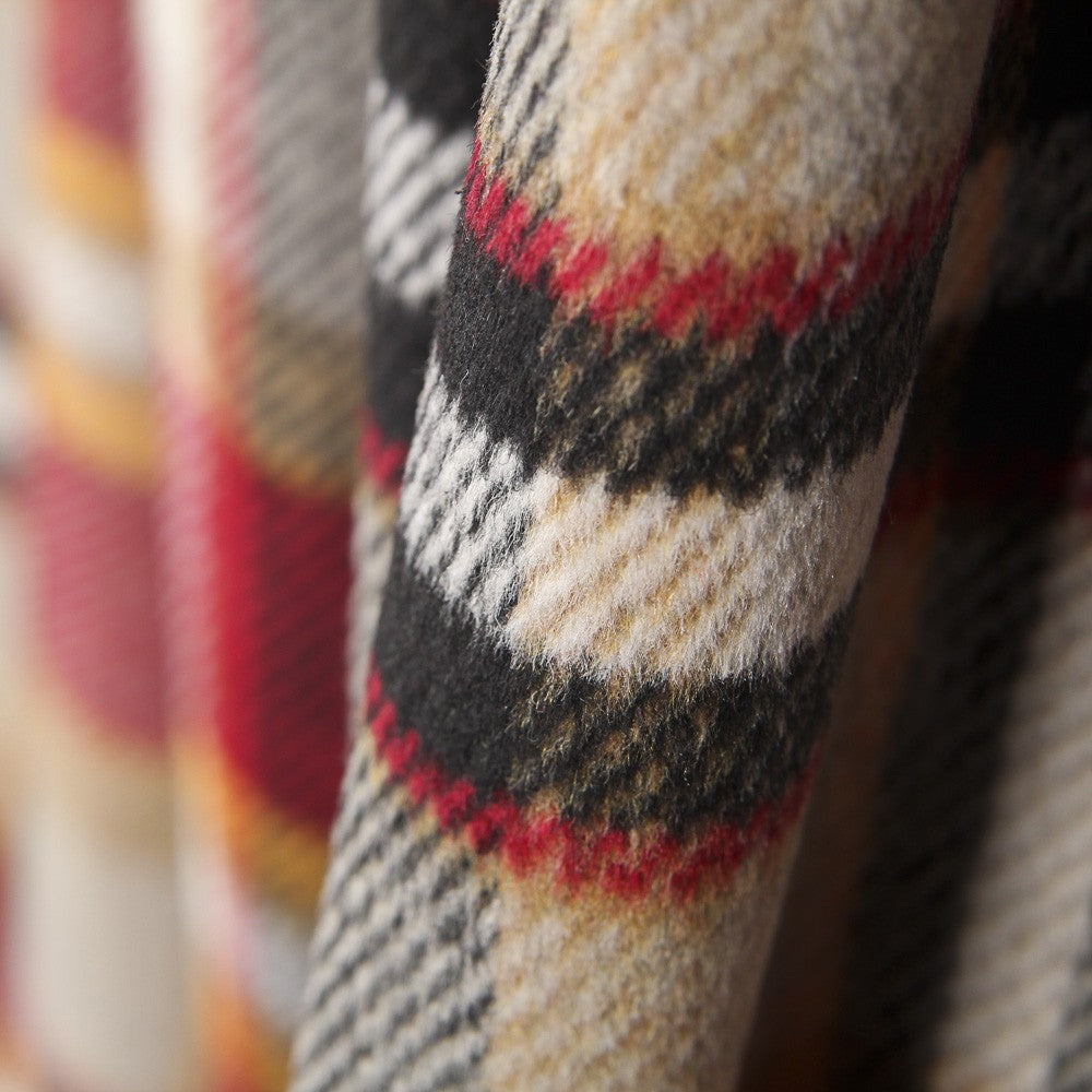 Mouflon Xadrez Laranja e Encarnado - Ribes y Casals