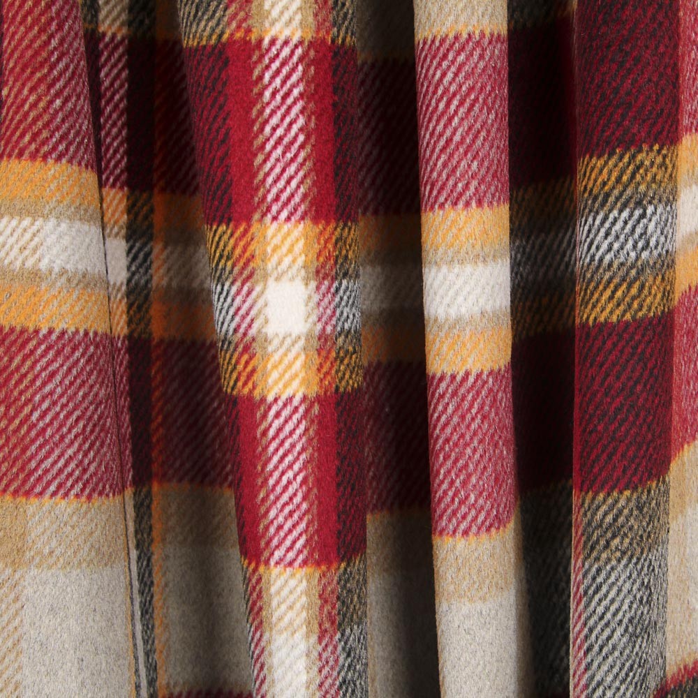 Mouflon Xadrez Laranja e Encarnado - Ribes y Casals