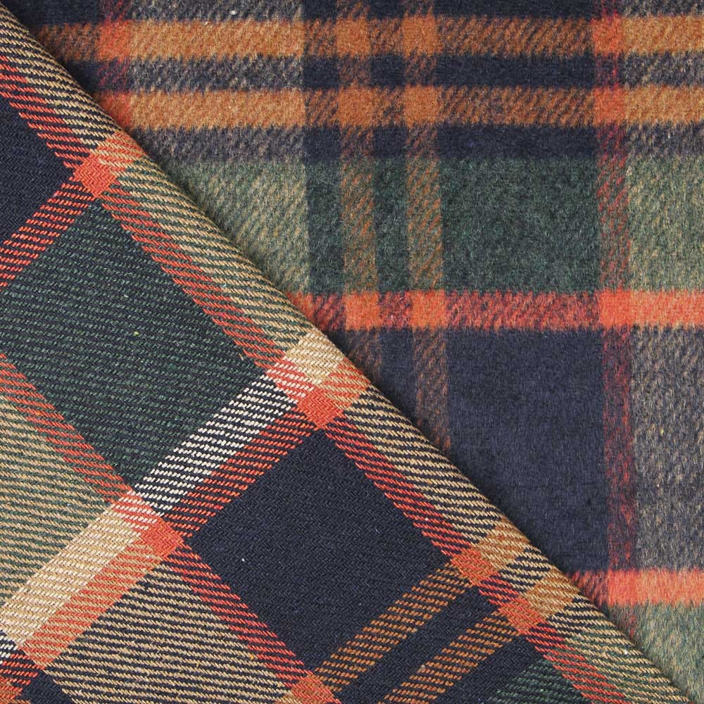 Mouflon Xadrez Coral e Verde - Ribes y Casals