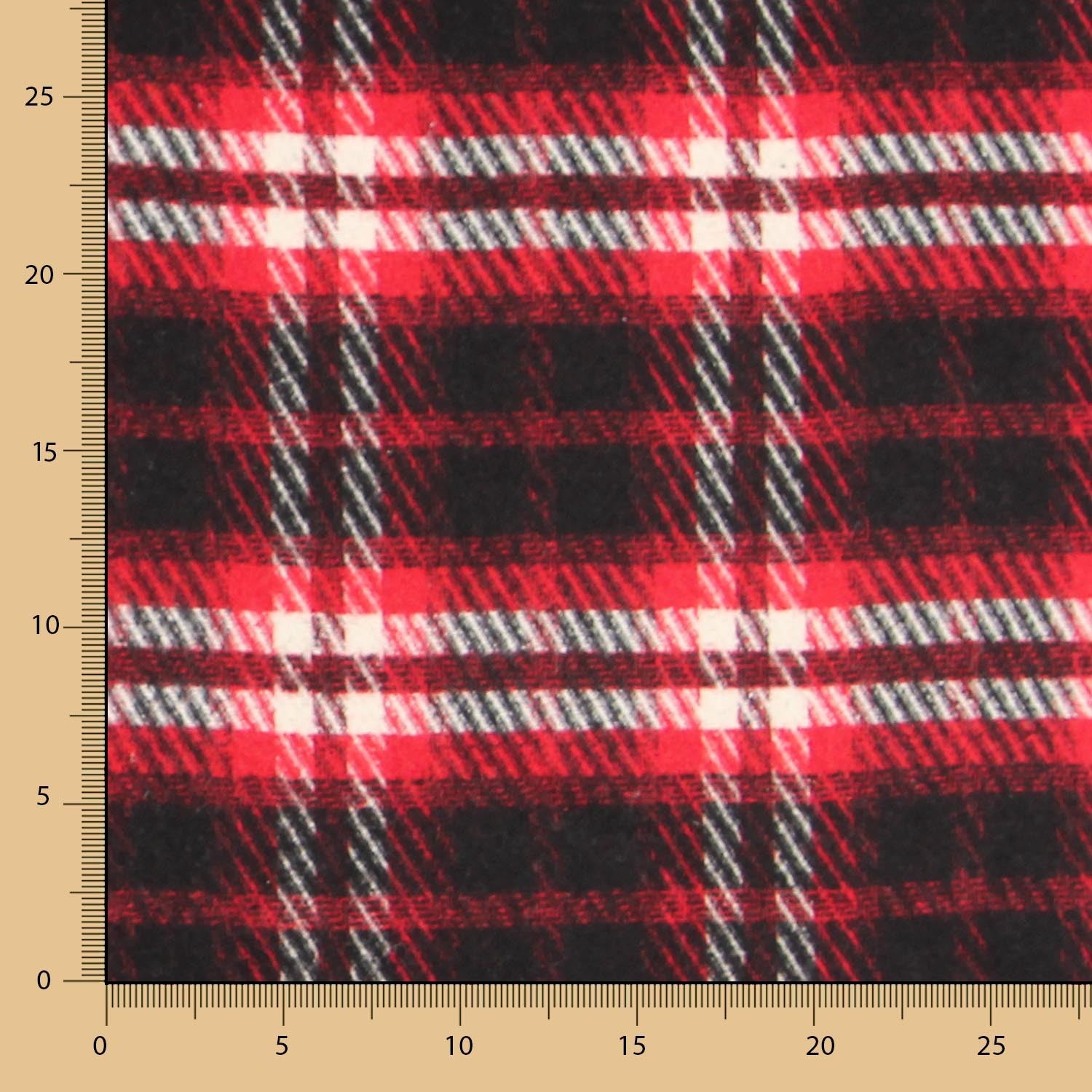 Mouflon Houndstooth Encarnado - Ribes y Casals