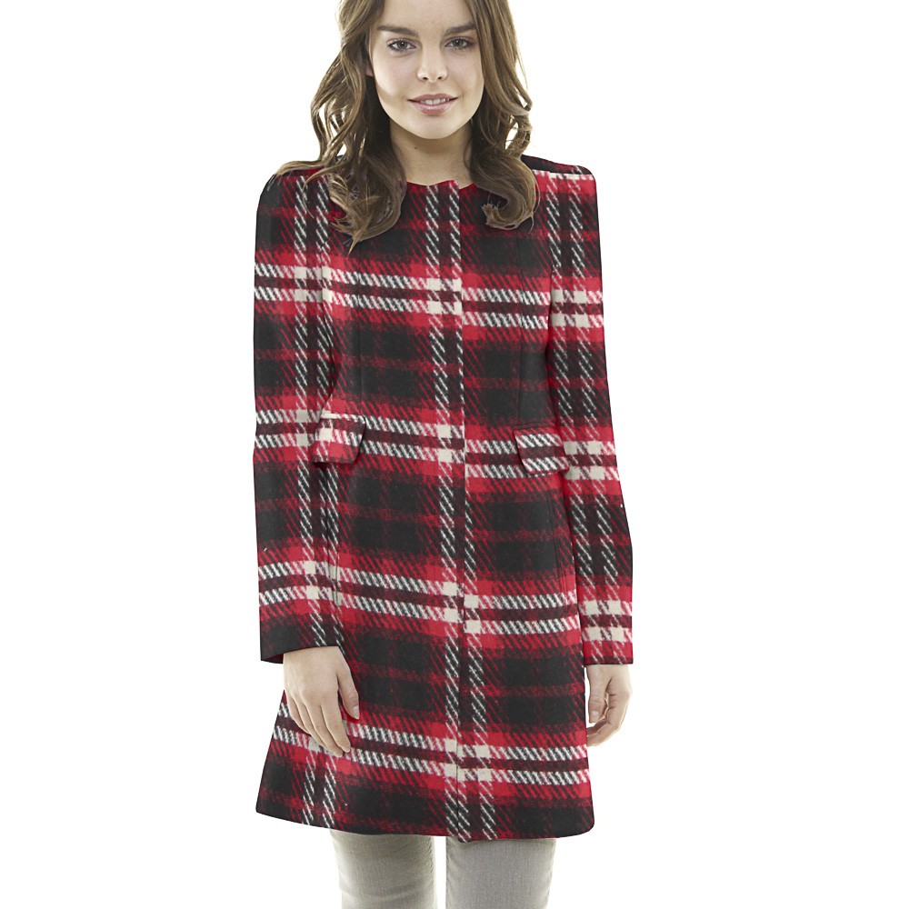 Mouflon Houndstooth Encarnado - Ribes y Casals