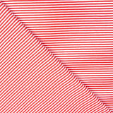 Malha Viscose Mini Listra Vermelha - Ribes y Casals