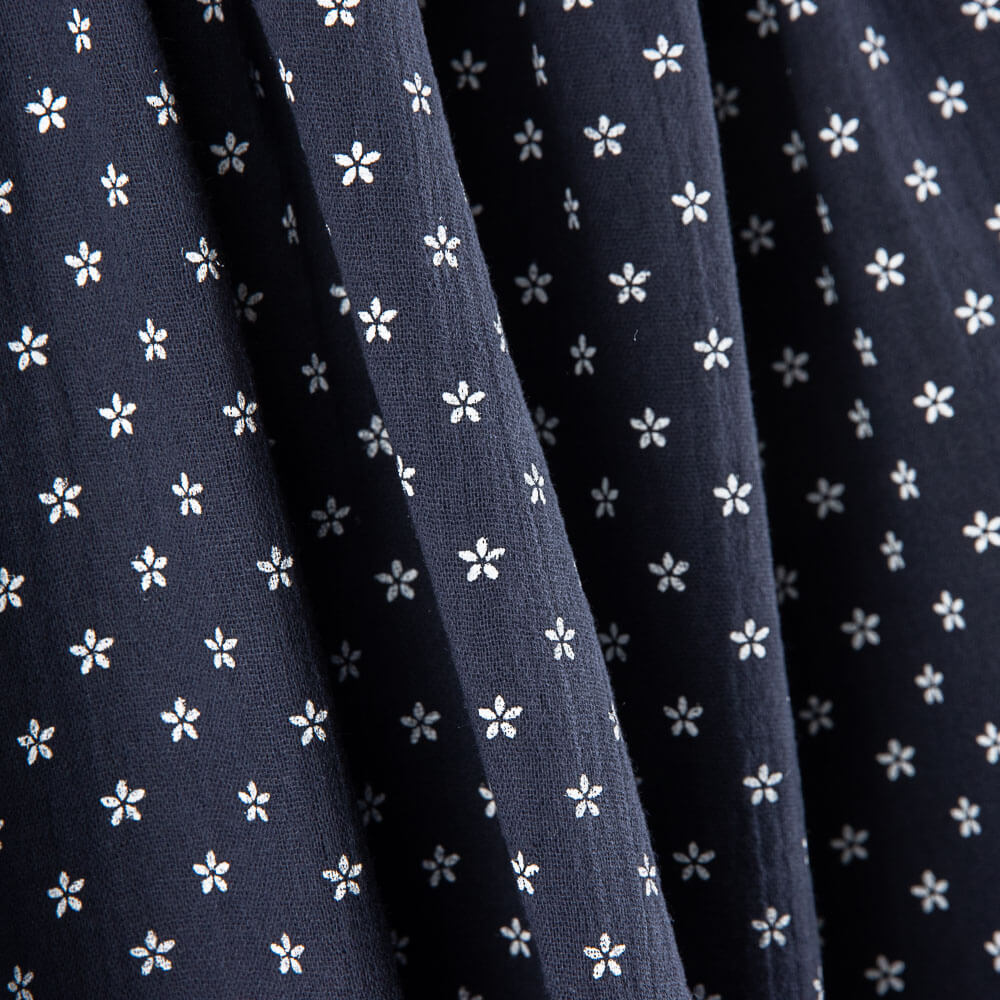 Muselina Algodón Infantil Margarita Marino - Ribes y Casals