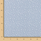 Muselina Algodón Infantil Moteado Azul Denim - Ribes y Casals