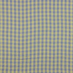 Musselina Dupla Face Quadrados Limão-Báltico - Ribes y Casals
