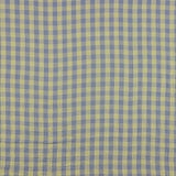 Musselina Dupla Face Quadrados Limão-Báltico - Ribes y Casals