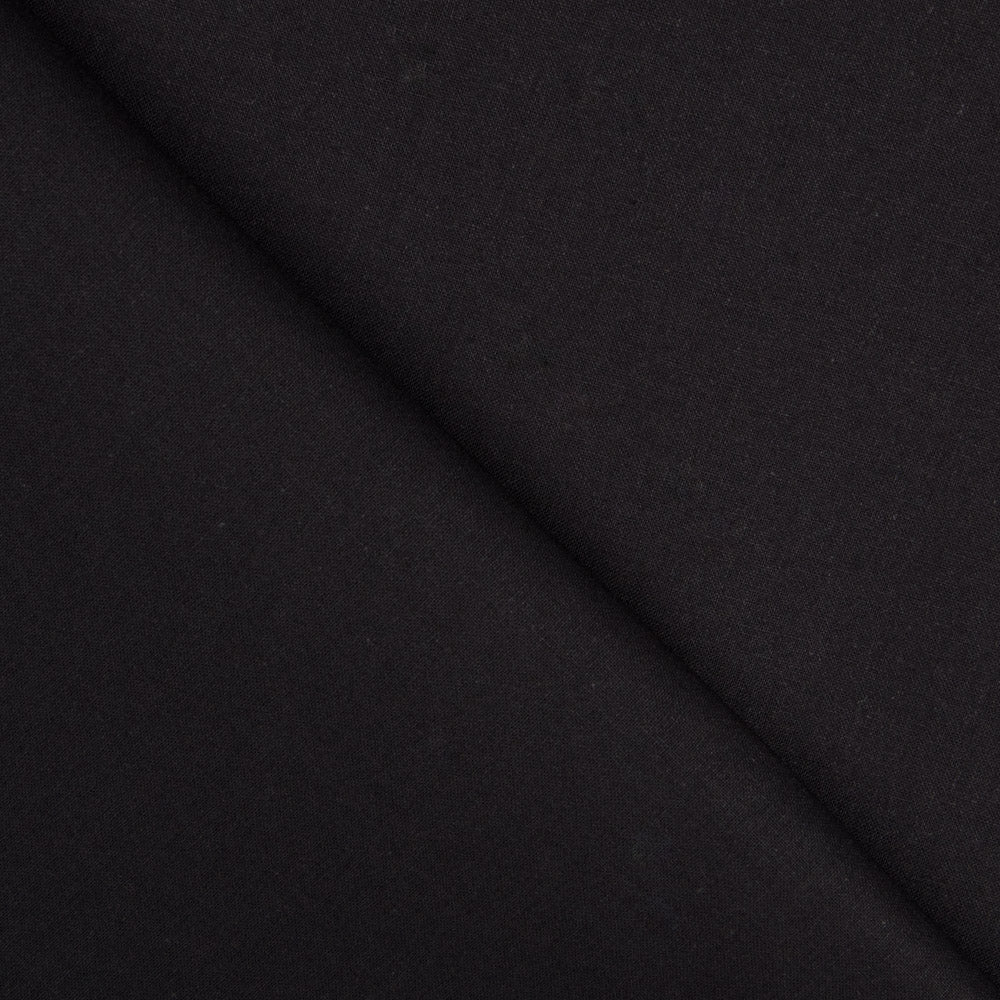 Retal Popelín Algodón Hidrófugo Negro 115x145 cm - Ribes y Casals