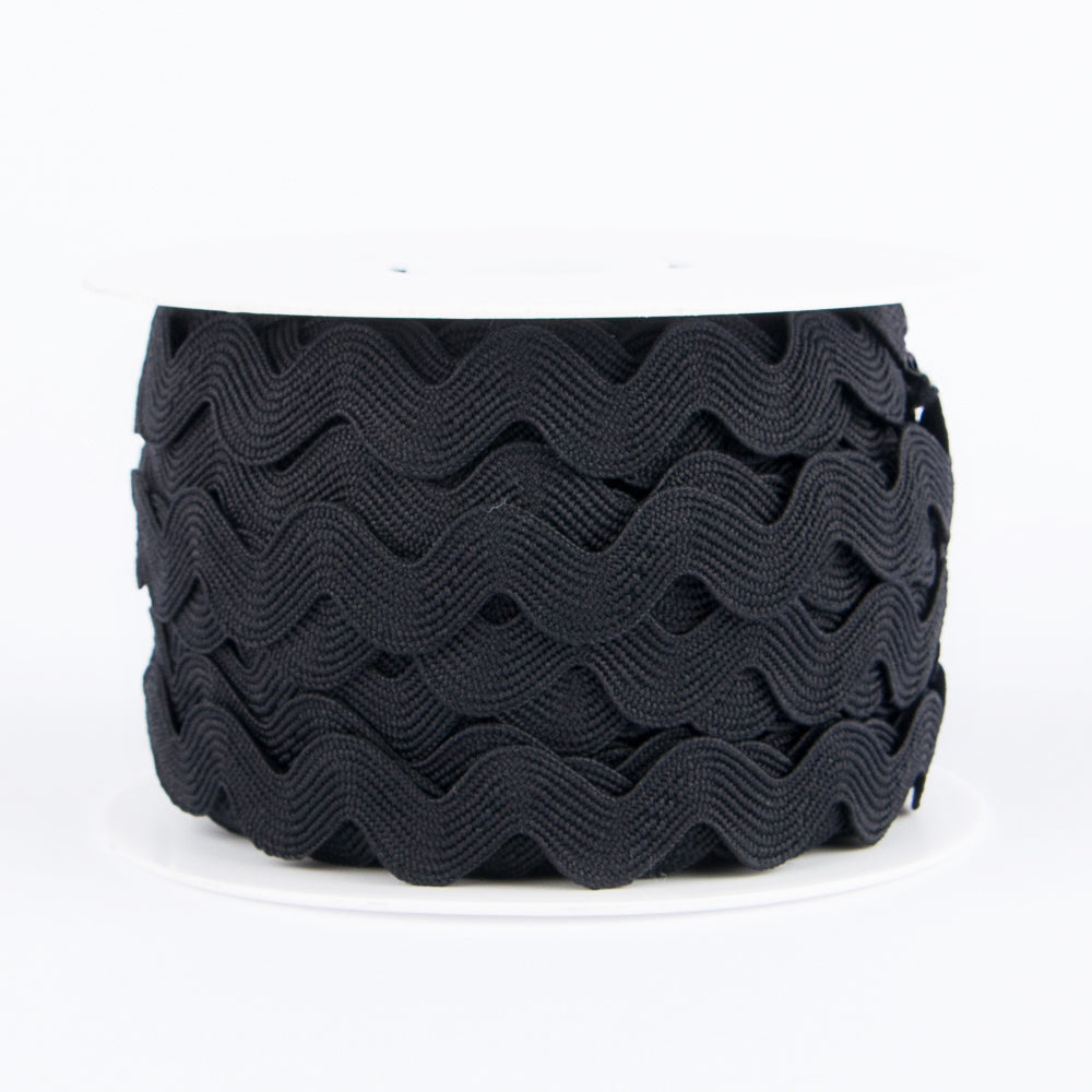 Fita Ondulada Preta 9mm - Ribes y Casals