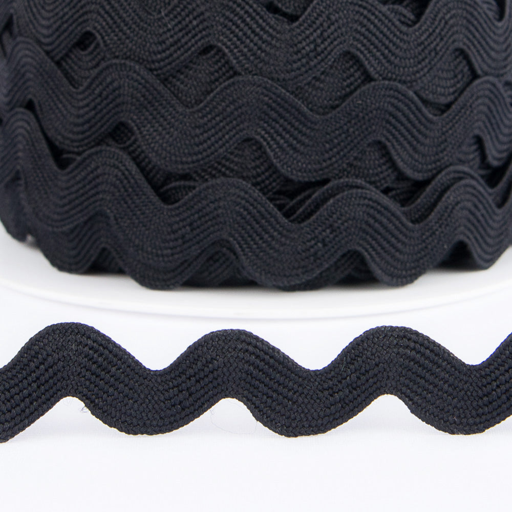 Fita Ondulada Preta 9mm - Ribes y Casals