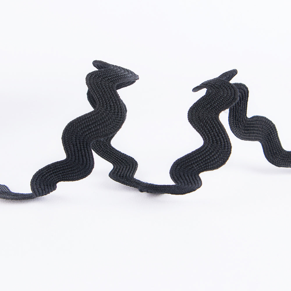 Fita Ondulada Preta 9mm - Ribes y Casals