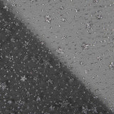 Organza Estrela Preta Prata - Ribes y Casals