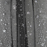 Organza Estrela Preta Prata - Ribes y Casals