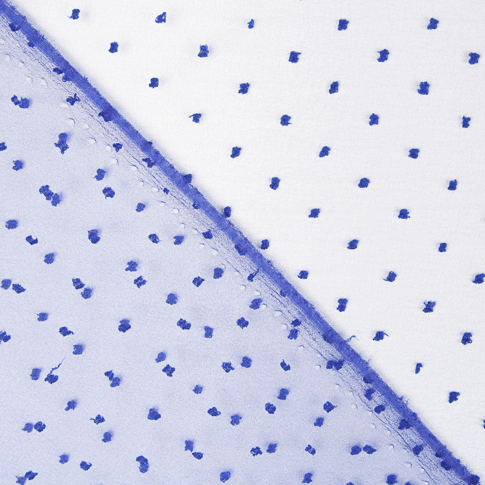 Organza Poliéster Plumeti Azulão - Ribes y Casals