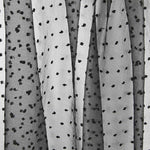 Tecido de Organza Plumeti Preto - Ribes y Casals