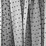 Tecido de Organza Plumeti Preto - Ribes y Casals